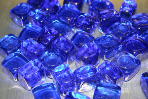 cobalt ice cubes
